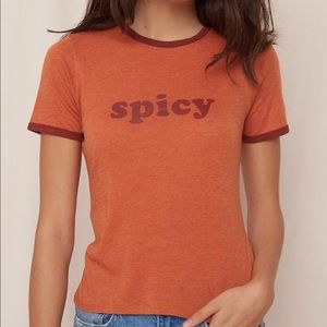 NWOT Graphic T shirt “spicy”